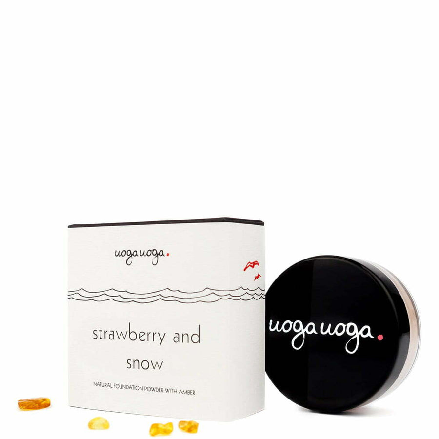 Uoga Uoga STRAWBERRY AND SNOW Natural mineral foundation powder 10g