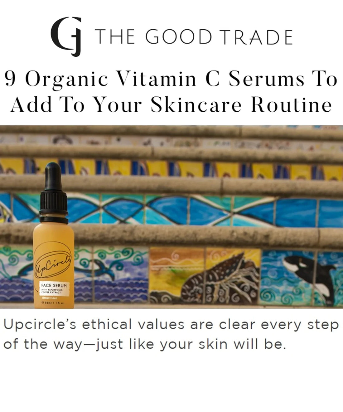 UpCircle Beauty Organic Face Serum with Coffee Oil